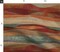 Abstract Landscape Travertine Look Sandstone Coral Orange Teal Green Turquoise Arizona Southwest Art Custom Printed Fabric by Spoonflower Various Fabrics by the Yard or Fat Quarter